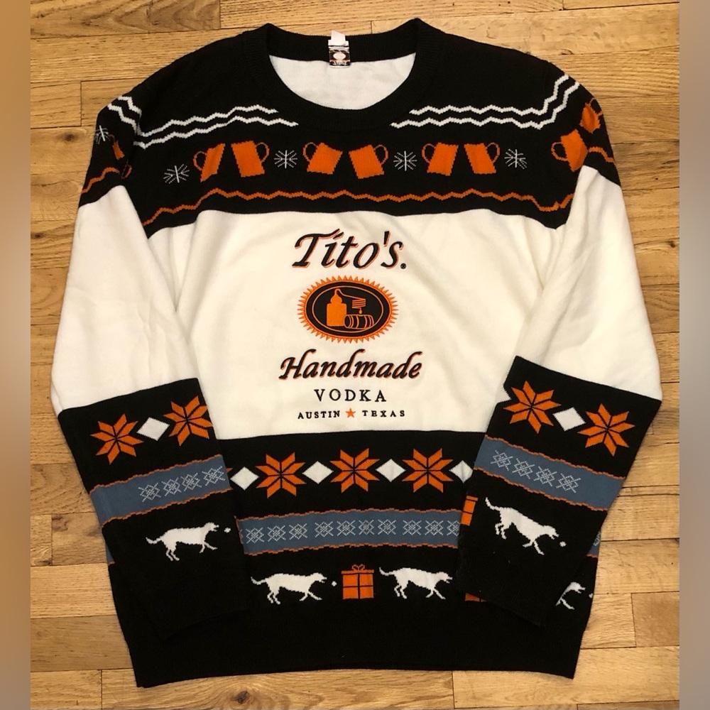 Tito’s Handmade Vodka Sweater Size XL